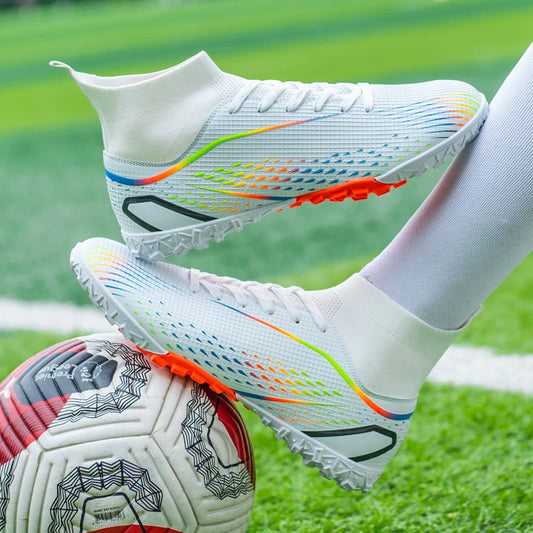Men Football Boots Professional Turf Futsal Match Grass Unisex Outdoor Training Soccer Shoes Soccer Cleats Non-slip Breathable