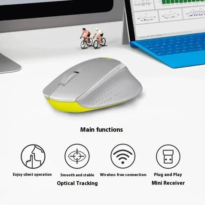 Logitech M330 Professional Office Mouse is compact, quiet, convenient to carry, comfortable to touch, and specifically designed1