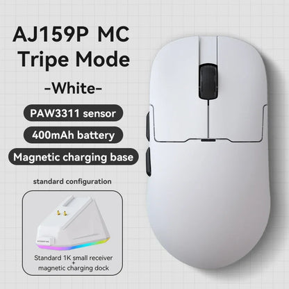 Ajazz AJ159 PRO/APEX Gaming Mouse 8000Hz Rebound Rate Paw3950 Color Screen Magnetic Stand AJ159P Office & Gaming