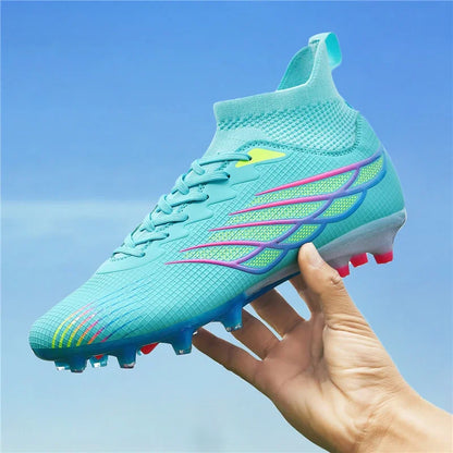 Chaussures de Football antidérapantes pour hommes, bottes de Football TF/FG, respirantes, pour l'extérieur, basses, antidérapantes, baskets de sport
