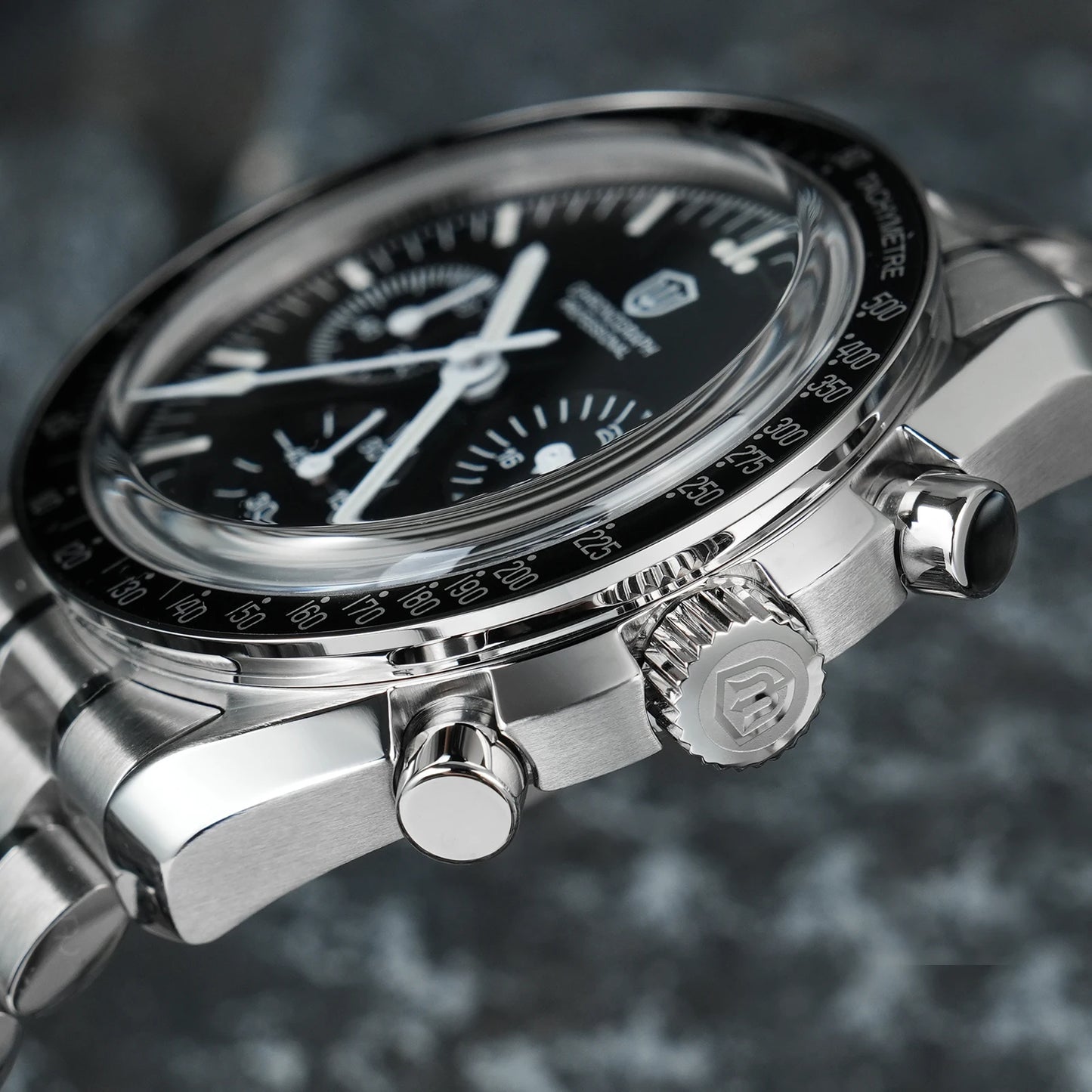 Watchdives New Wd1863 Quartz Men Watch VK63 Chronograph Bubble Sapphire Waterproof 39Mm Steel Top Brand Luxury Business Watch