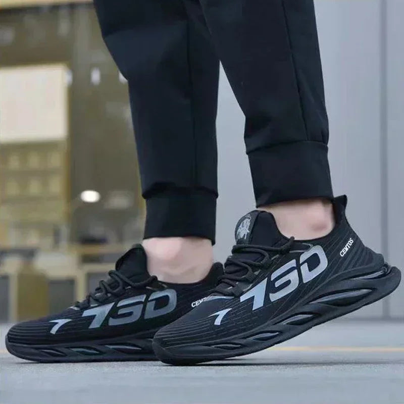 Men’s Shoes New Summer Breathable Mesh Tide Brand Sports Leisure Running Lightweight Red Boom Fashion Shoes