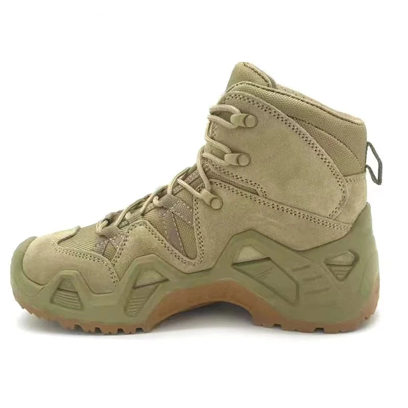 Topfight-Bottes de moto à lacets pour hommes, bottes de chasse, chaussures de randonnée, bottes de désert, haute qualité, grande taille