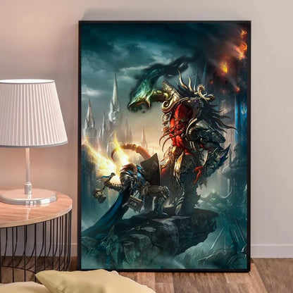 World of Warcraft Game Poster Good Quality Prints and Posters HD Quality Poster Wall Art Painting Study Home Decor
