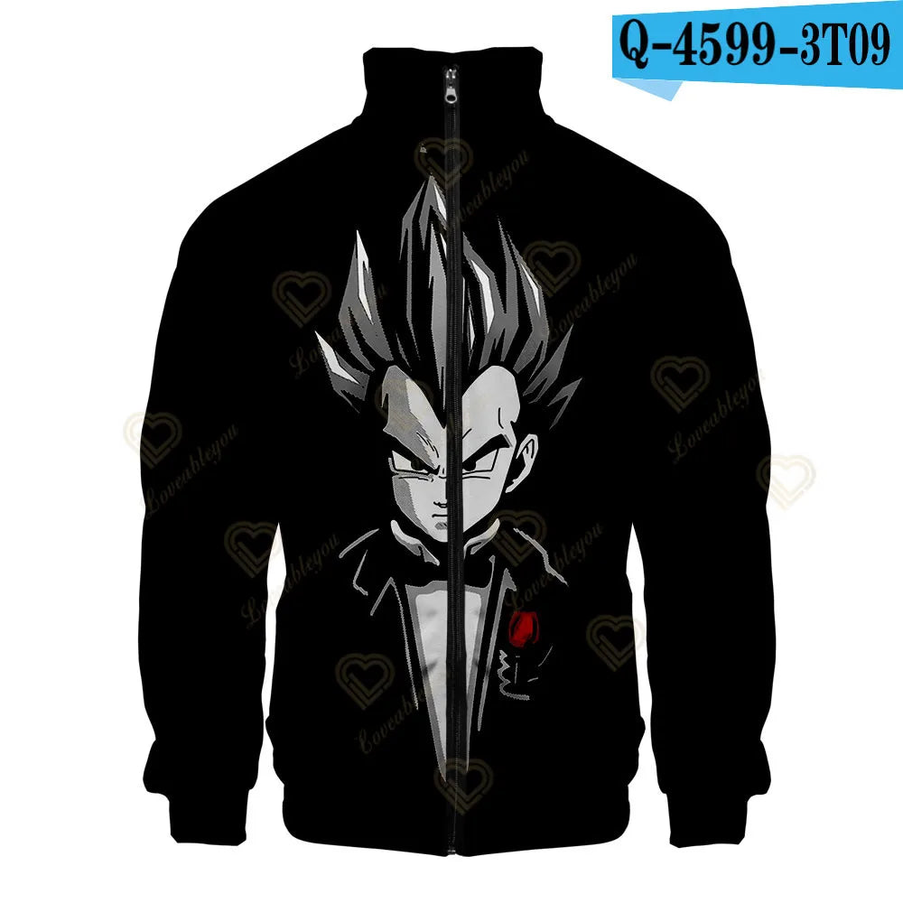 Japan Anime Harajuku Manga Dragon Ball Hoodies Sweatshirt Streetwear Winter Pullover Fashion Long Sleeve Men 3D Print Clothing