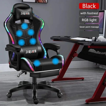 High quality gaming chair RGB light office chair gamer computer  Ergonomic swivel chair Massage Recliner New gamer chairs
