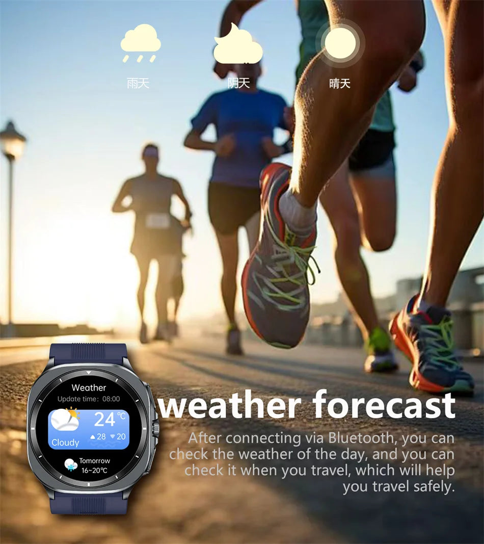 2026 New Health track Smartwatch Air Pump Airbag True Blood Pressure Health Measure Smart Watch Men Women Blood oxygen BT Call
