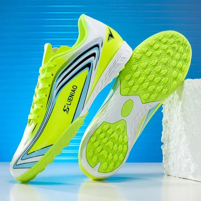 Nouvelles chaussures de football pour hommes, crampons de futsal, chaussures de soccer, chaussures de match, baskets d'intérieur de haute qualité, best-seller, antidérapantes, pour entraînement et extérieur