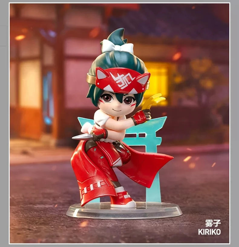 Aito POP MART Overwatch Play Of The Game -sarjan blind box PVC-keräilyfiguuri, työpöytäkoriste, tyttöjen lelumalli faneille