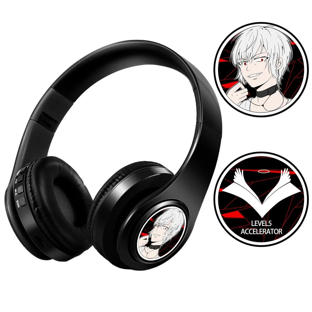 Wireless Silent Disco Headphone Anime Fate/Grand Order FGO Jeanne d'Arc Stereo Bluetooth Headphone for Playing Games Earphone