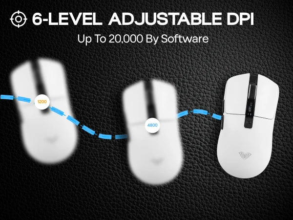 AULA SC590 PRO Wired/Bluetooth/2.4GHz Wireless Gaming Mouse 20000 DPI & PAW3311 Sensor with 1000 Polling Rate for Win/Mac/Gaming