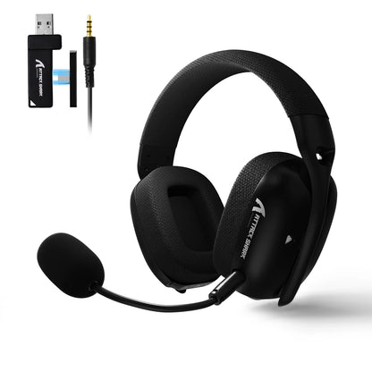 ATTACK SHARK L80PRO 3-IN-1 Gaming Headset can make more stable connection & low-latency,dual microphone design ,40mm