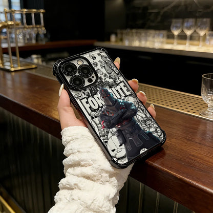 Battle Royales Fortnites Plating Phone Case For IPhone 17 17e 16e 16 15 14 13 12 11 Pro Max X XR XSMax 7 8 Mini Air Plus Airabag