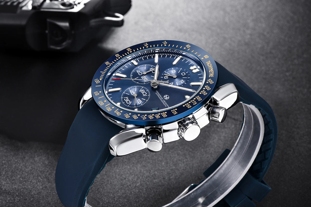PAGRNE DESIGN Quartz Watches Multi functional chronograph 44mm Fashionable men's watch PAGANI DESIGN Extended Brand PG5140