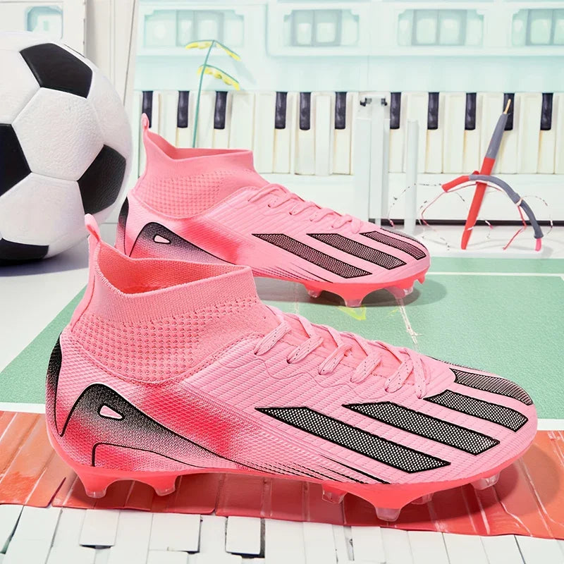 New Men Football Boots Cleats Boys Ultralight Sport Soccer Shoes Adult Professional Non-Slip Comfortable Training Match Grass