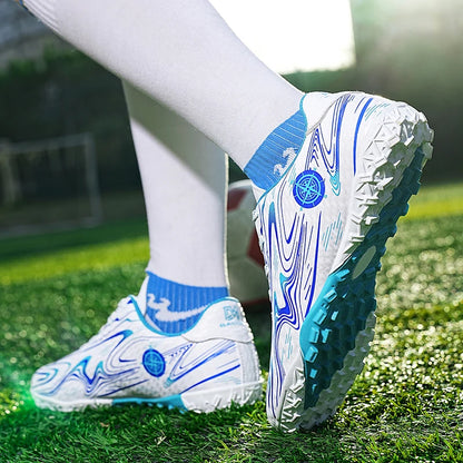 Chaussures de Football basses pour hommes, crampons de Football professionnels pour enfants en plein air, baskets d'entraînement sur gazon de haute qualité, chaussures de Sport, nouvelle collection