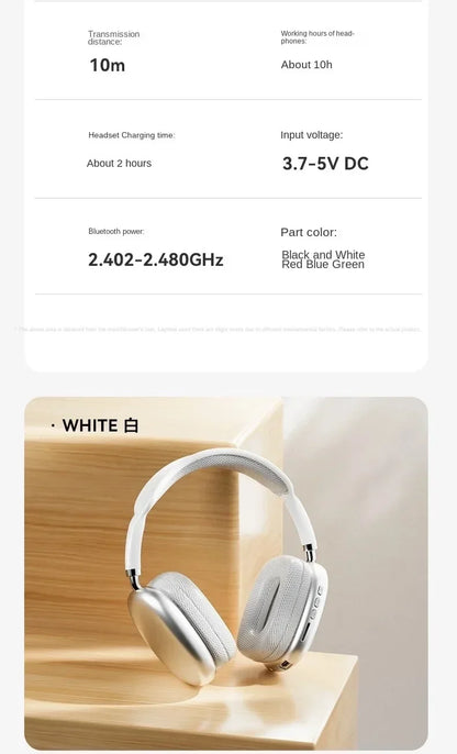 2025 New Air Max P9 TWS Wireless Bluetooth 5.1 Headphones With Mic Pods Sports Gaming Earphones For Xiaomi IPhone Apple PC