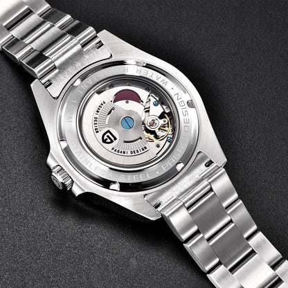 Pagani Design 2026 New Men's Diver Watch 42mm Sapphire Automatic Mechanical GMT Watch 100m Waterproof PD1682