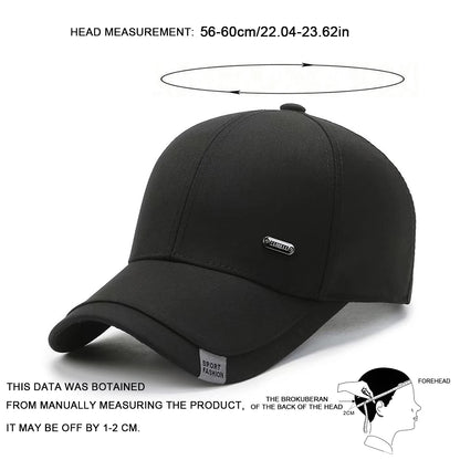 Unisex Small Iron Label Baseball Caps Spring Autumn Outdoor Adjustable Casual Hats Sunscreen Hat Sports Cap