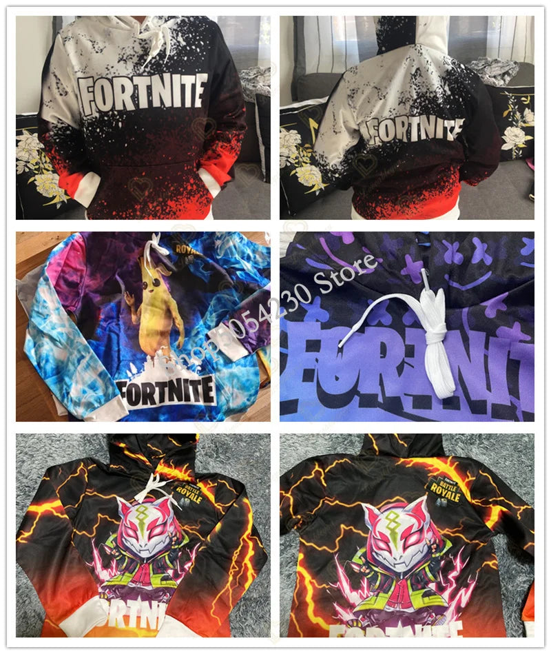 Φούτερ με κουκούλα Fortnite Peely Print New Design για άνδρες, γυναίκες και παιδιά, μακρυμάνικο, μοντέρνο casual streetwear pullover