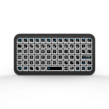 Mini Backlit RGB Bluetooth Keyboard for PC Tablet Laptop Rechargeable Wireless Bluetooth Keyboard for iPad IOS Android Macbook