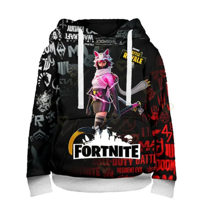 Φούτερ με κουκούλα Fortnite Peely Print New Design για άνδρες, γυναίκες και παιδιά, μακρυμάνικο, μοντέρνο casual streetwear pullover