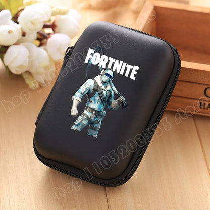 New Fortnite Storage Bag Multi-Function Data Cable Charger Organizer Travel Earphone Protective Pouch Children's Birthday Gift