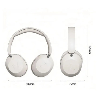 Foldable Wireless Bluetooth Headset Over Ear Sports Headphones High Power Stereo Sound for Cell Phones and Music