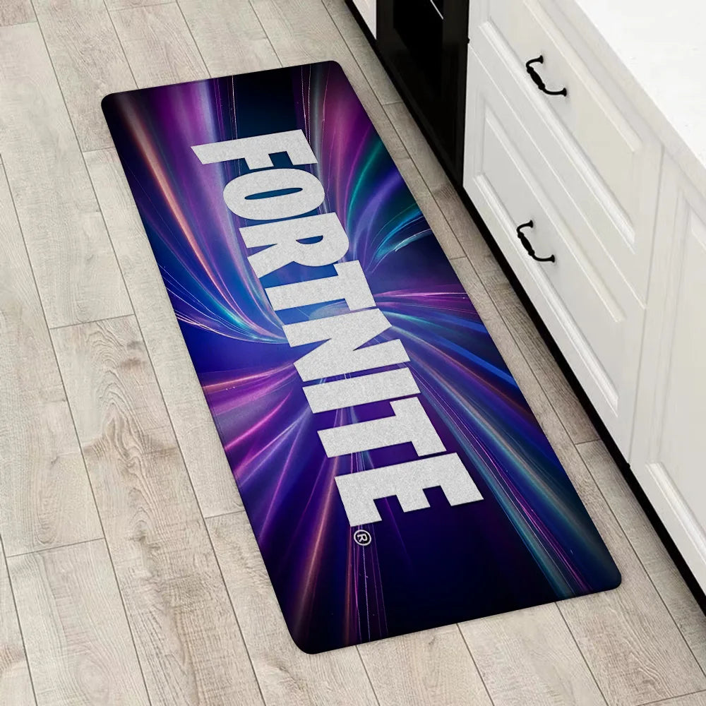 Capacho de Entrada Fortnites, Jogo Popular, Tapete Antiderrapante para Cozinha, Sala de Estar, Varanda e Casa de Banho, Tapete de Chão