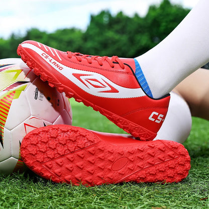 New Men Football Boots Grass Cleats Soccer Shoes Match Adult Indoor Ultralight Non-Slip Boys Futsal Sport Turf Comfortable