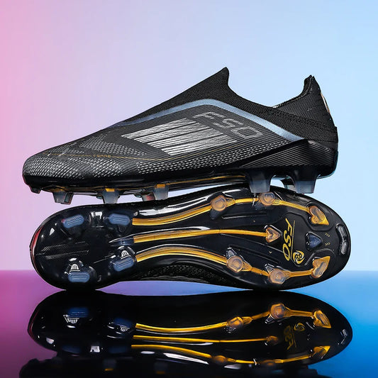 New Men's Soccer Shoes Grass Adult Football Boots FG Ultralight Sport Indoor Cleats Non-Slip Turf Futsal Comfortable  Sneakers