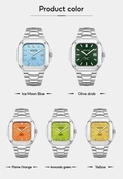 Montre de luxe automatique pour homme FARASUTE, mouvement Miyota9019, ultra-fine (8,9 mm), luminescente, étanche à 5 ATM
