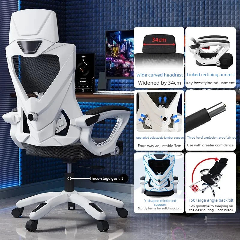 Recliner Office Chair Luxury Comfortable Armchai Ergonomic Office Chair Gaming Swivel Cadeiras De Escritorio Home Furniture