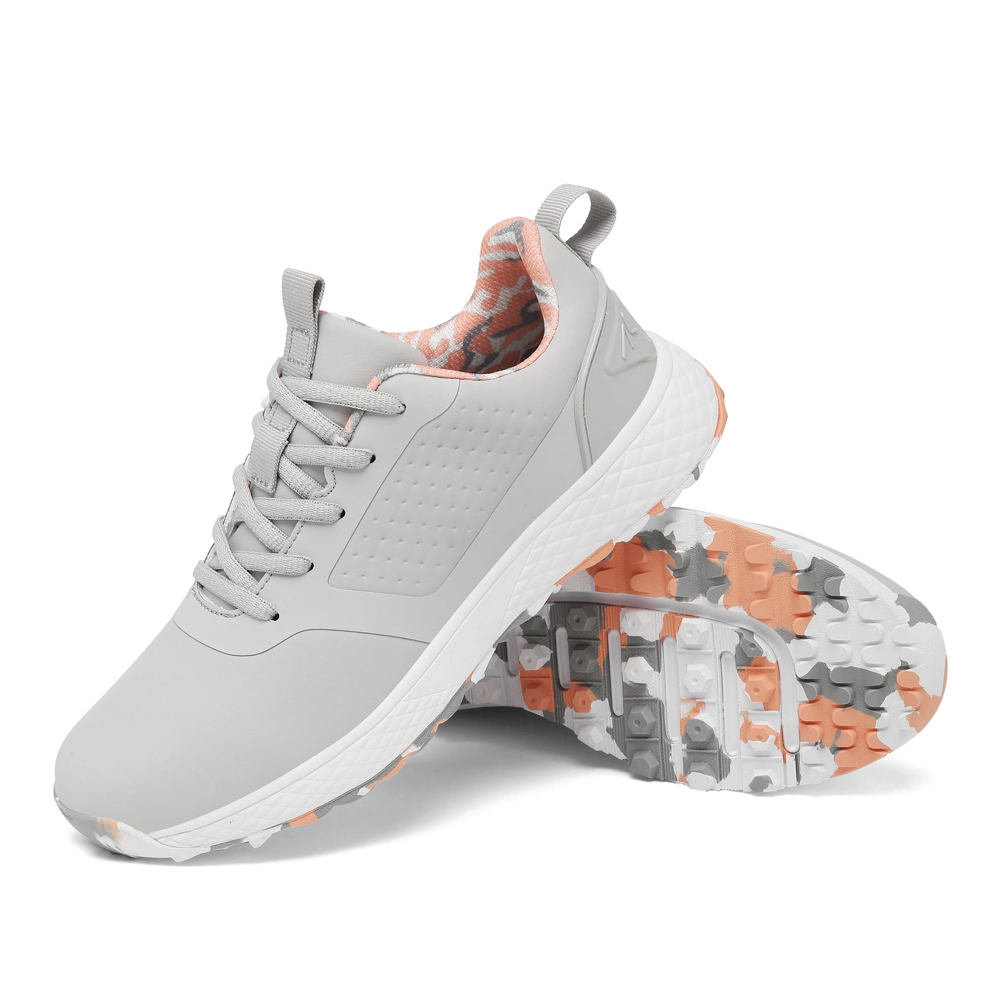 LiXingMing Women Golf Shoes Pink Professional Golfer Sport Sneakers Men Non-slip Spikeless Golf Turf Golfing Walking Shoes