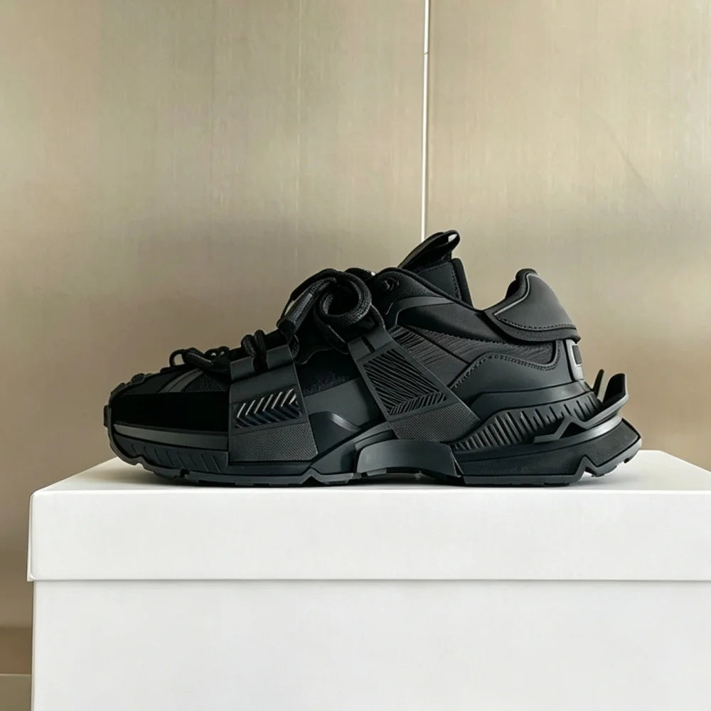 2026 Fashion Women Sneakers Size 35-46 High Quality  Platform Sneaker Men Casual Shoes Sports Running Shoes Lace Up Patchwork