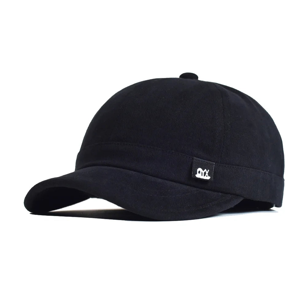 Casquette de baseball vintage à visière courte, en coton, pour homme et femme, casquette « dad hat » souple, ajustable, style « trucker », à profil bas