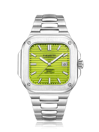 Montre de luxe automatique pour homme FARASUTE, mouvement Miyota9019, ultra-fine (8,9 mm), luminescente, étanche à 5 ATM