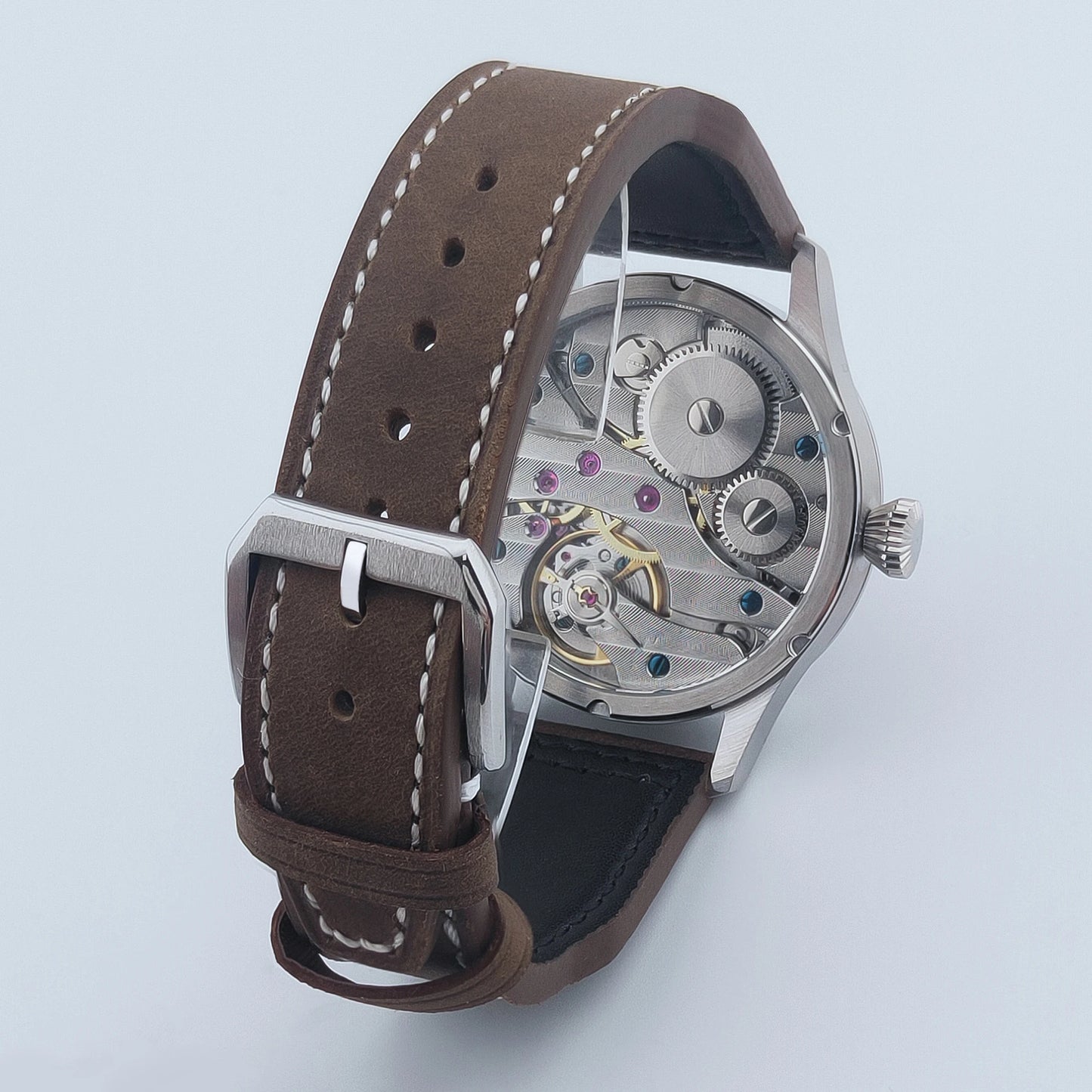 Corgeut Luxusuhr mit Saphirglas, 42 Mm Zifferblatt, ST3600- oder ST3601-Handaufzugswerk, 316L-Stahlgehäuse, Herrenuhr, 30 M wasserdicht