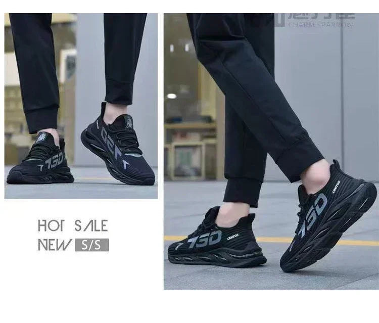 Men’s Shoes New Summer Breathable Mesh Tide Brand Sports Leisure Running Lightweight Red Boom Fashion Shoes