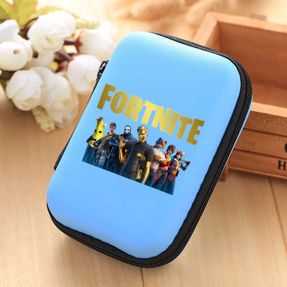 New Fortnite Storage Bag Multi-Function Data Cable Charger Organizer Travel Earphone Protective Pouch Children's Birthday Gift