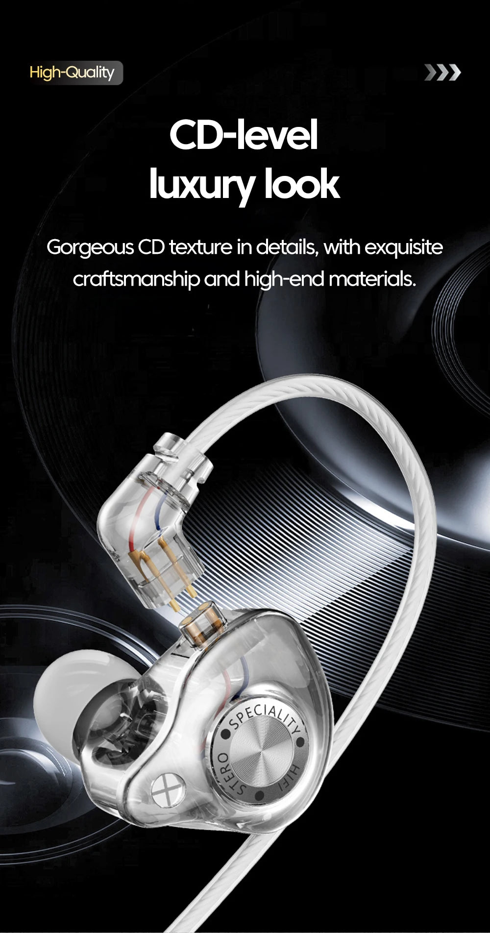 Original 15D Super Bass In Ear Headphone With Mic 3.5mm AUX/Type-C Digital Chip Headset For iPhone 17 Huawei Xiaomi Android