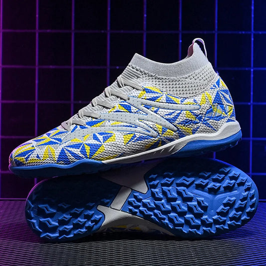 New Men Football Boots Breathable Sport Training Soccer Shoes Cleats Sport Outdoor TF Futsal Match Turf Grass Drop Shipping