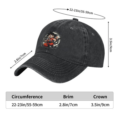 Goku Anime Dragon Ball Men Women Baseball Caps Distressed Denim Hats Cap Vintage Outdoor Running Adjustable Fit Headwear