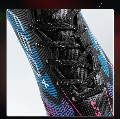 Nouvelles chaussures de football pour hommes, chaussures de soccer pour terrain en herbe, chaussures d'entraînement, chaussures de sport ultralégères, chaussures de match professionnelles, baskets antidérapantes unisexes.