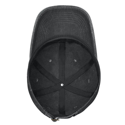 Rapper JuL Washed Baseball Cap D'or et de platine  Design Print Sun Trucker Hat Summer Unisex Men Kpop Rock Baseball Caps