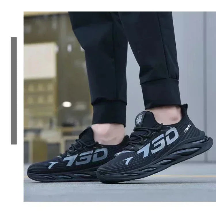 New Summer Mens Breathable Mesh Running Shoes Lightweight Trendy Sports Sneakers for Daily Workout and Outdoor Walking