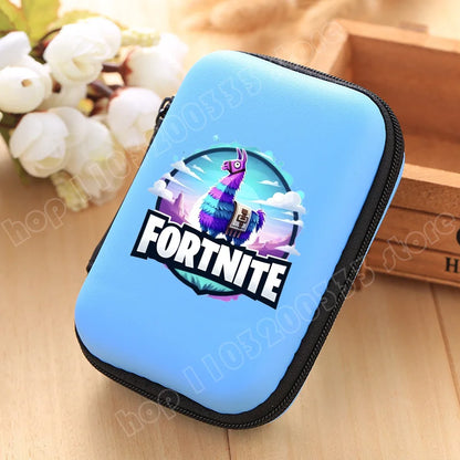 New Fortnite Storage Bag Multi-Function Data Cable Charger Organizer Travel Earphone Protective Pouch Children's Birthday Gift