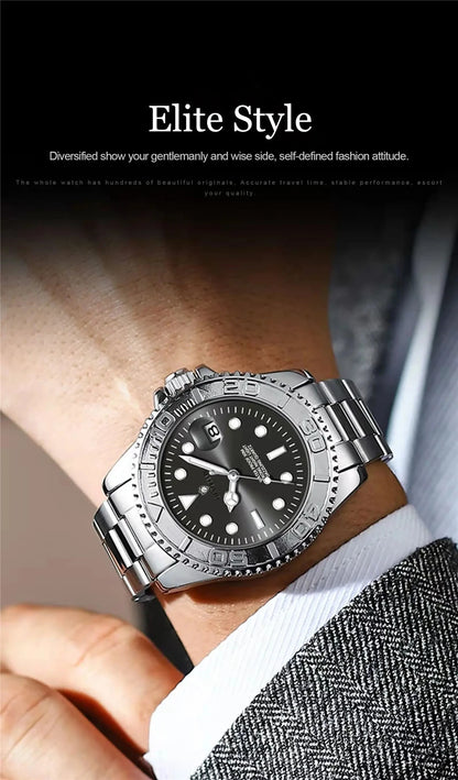 Montres de luxe pour homme - Nouvelle marque - Montres-bracelets sportives et tendance à quartz - Cadeaux pour homme - Montres automatiques - Horloge numérique « Café » pour homme