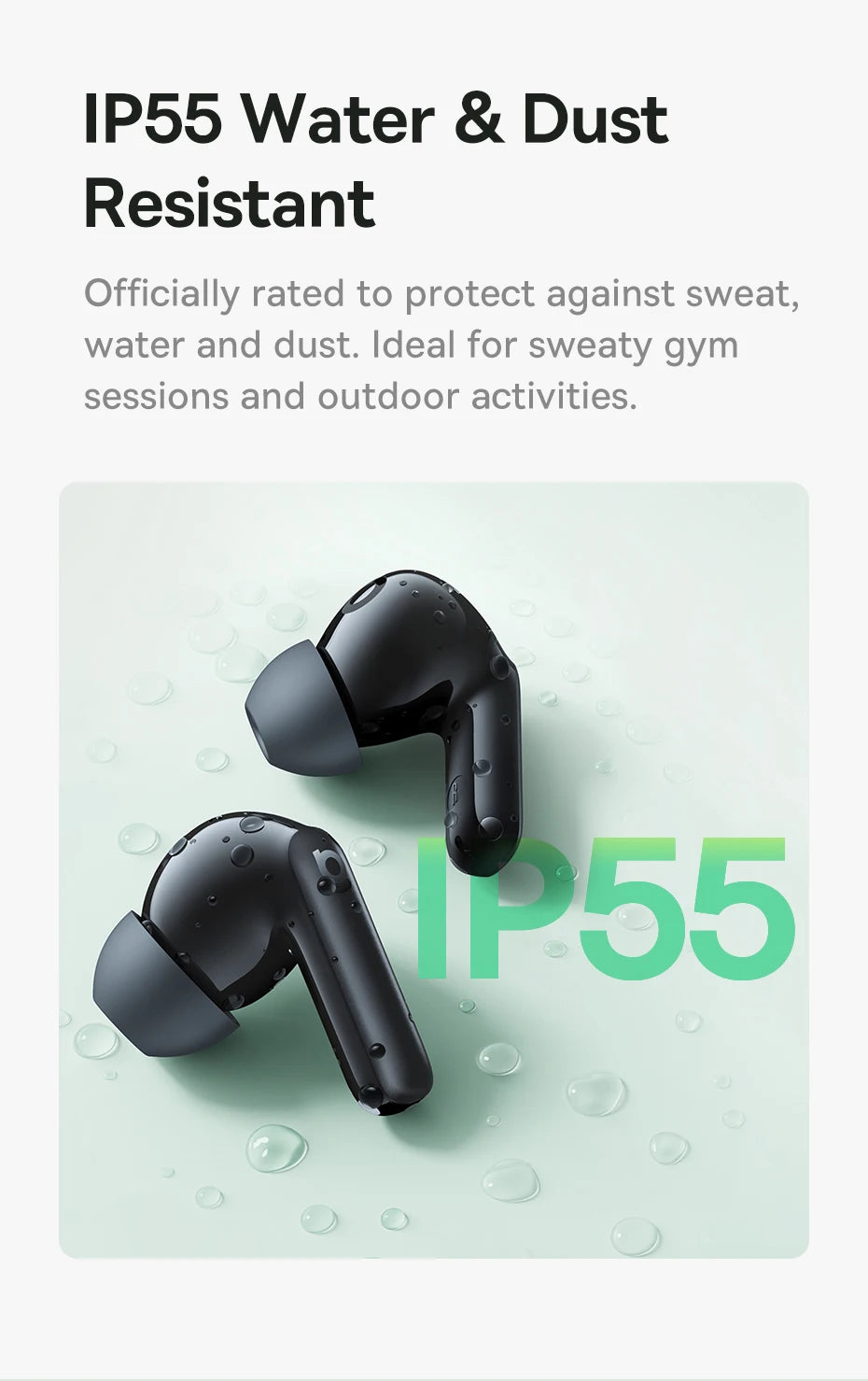 Baseus Bass EP10/BP1 NC -43dB Noise Cancelling ANC True Wireless Earbuds Bluetooth 6.0 In-Ear Wireless Earphones 4-Mics Ear buds