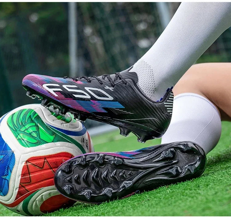 Nouvelles chaussures de football pour hommes, chaussures d'entraînement, baskets professionnelles, chaussures de match sur gazon, chaussures de football antidérapantes pour l'extérieur, chaussures de sport ultralégères,